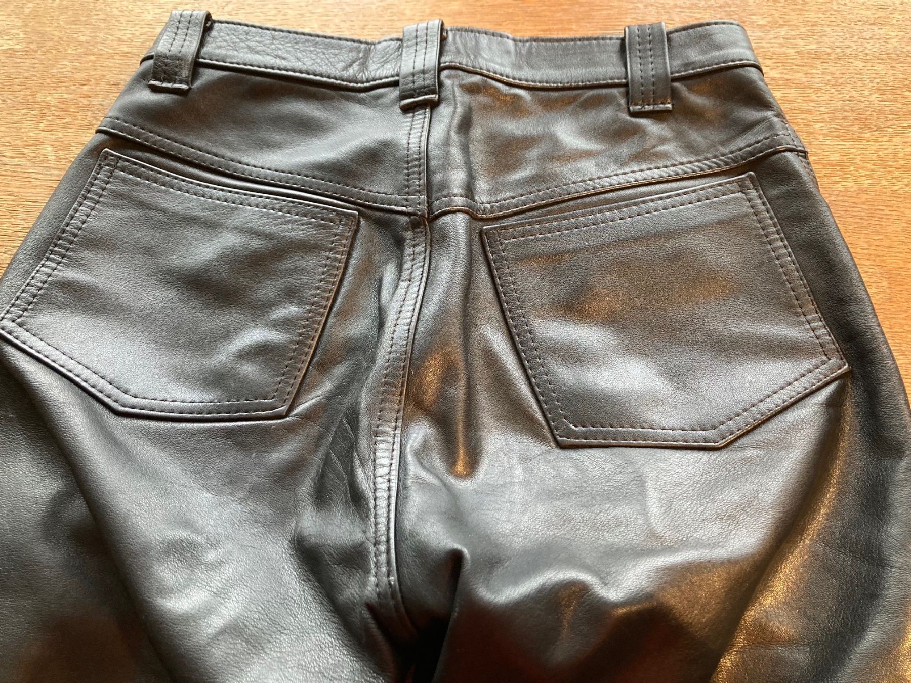 Hosen: Nappa-Lederhose schwarz – Gebraucht aus Diessenhofen von  3