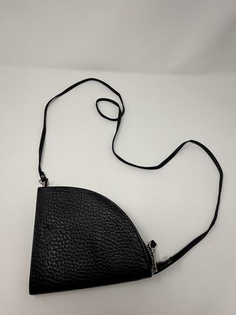 Voi Tasche  Leder schwarz mit Band