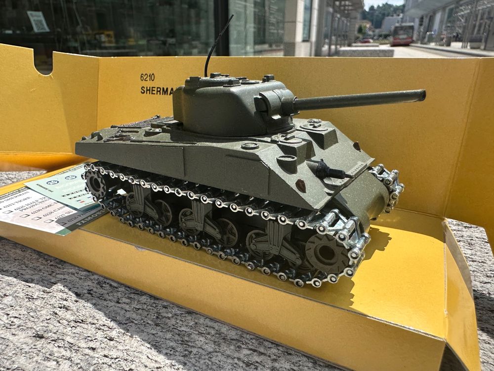 Solido 1/50 Char Panzer Wehrmacht + Transkit – Modèle De Collection Sans Boîte