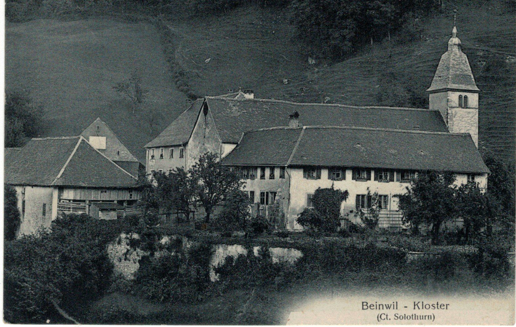 Cartoline postali: Beinwill SO Kloster  Beinwil  , 1935 – Usato da Solothurn venduto da Bepposol