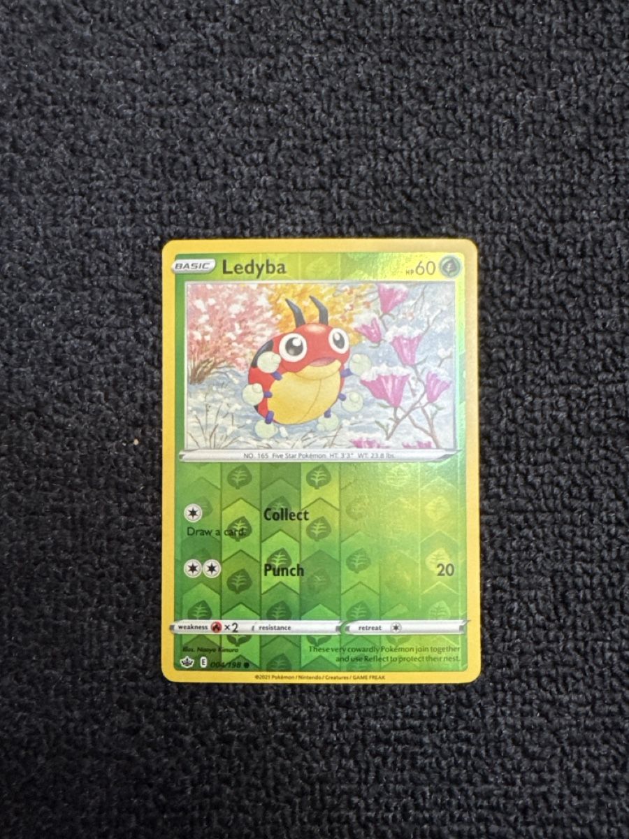 Pokémon Carte collezionabili: Ledyba #004/198 Reverse Holo Pokemon – Usato da Müllheim Dorf venduto da MX-58555