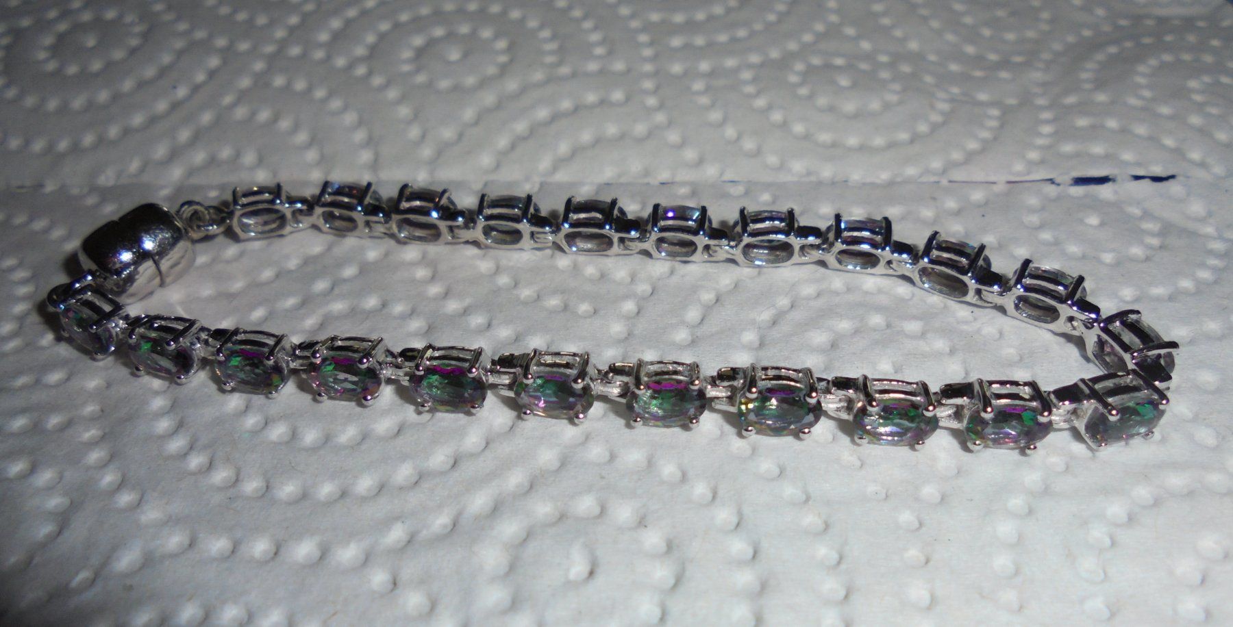 Armbänder & -reifen: Echtschmuck: Mystik-Quarz Armband ca. 19.5 cm. – Neu (gemäss Beschreibung) aus Zuchwil von maumauchi 2