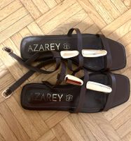 Leder-Sandalen Braun - Gr. 38 (wie neu)