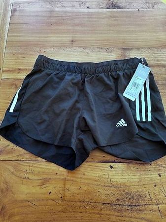 Adidas Trainingsshorts locker, schwarz-weiss, Grösse S