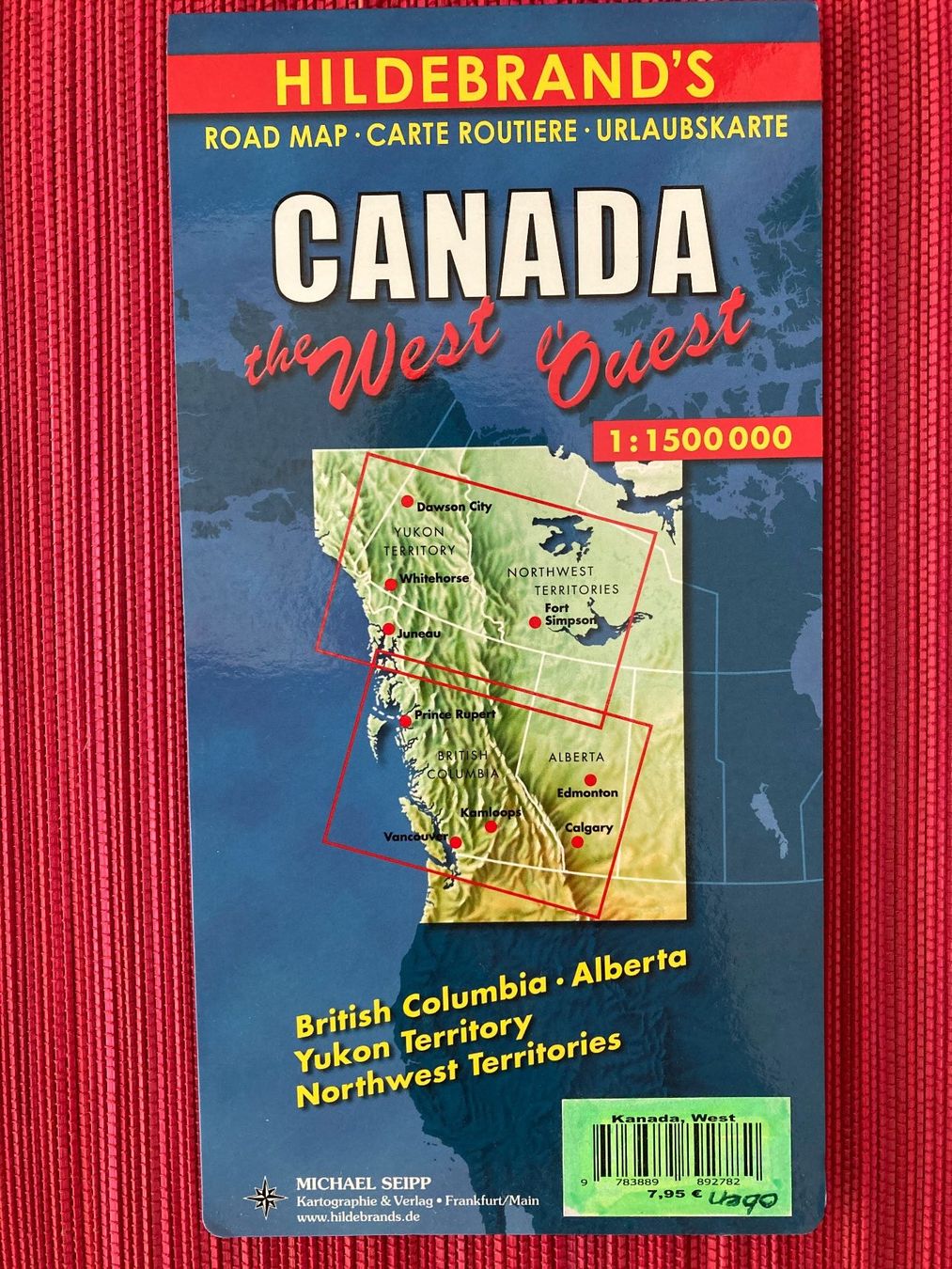 Livres: Landkarte, Road Map, Kanada West, Canada – D'occasion à Baden par Yoyo1 1