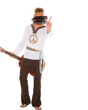 Herrenkostüm Hippie Jimmy Grösse S