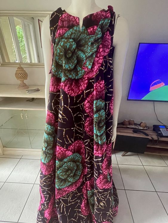 Robe longue d’été 50% coton 50% polyester neuf 40-42 (Neuf avec ...