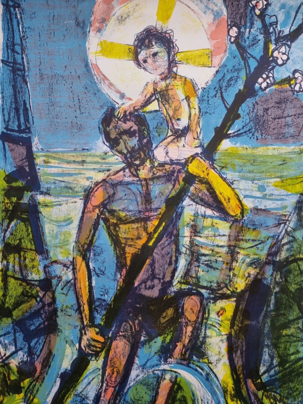 Grafica & Litografie: HANS STOCKER LITHOGRAPHIE SIGNIERT NUMMERIERT – Usato da Gersau venduto da grafik-kunst 3