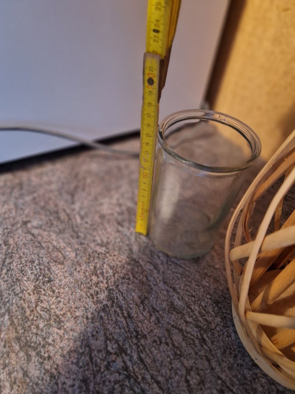 Vasen & Gefässe: Laterne oder Blumen Vase aus Weiden Holz Hell – Gebraucht aus Niederbipp von Trude04 3
