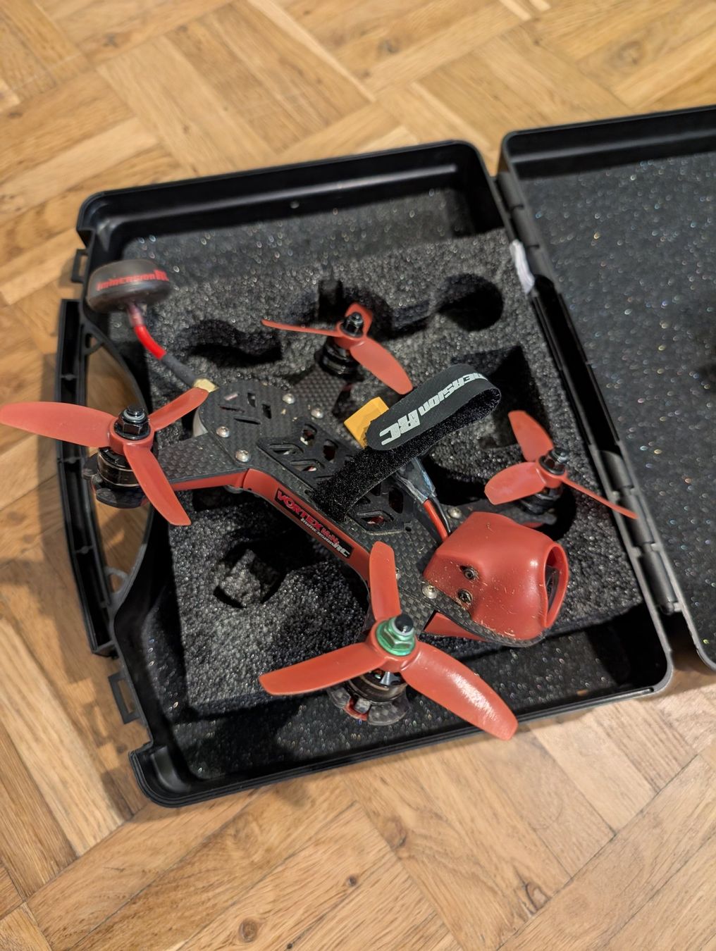 Vortex-RC Modellismo RC: Vortex 150 Mini Racing Quadcopter & 6 Akkus – Usato da Zumikon venduto da kurpas