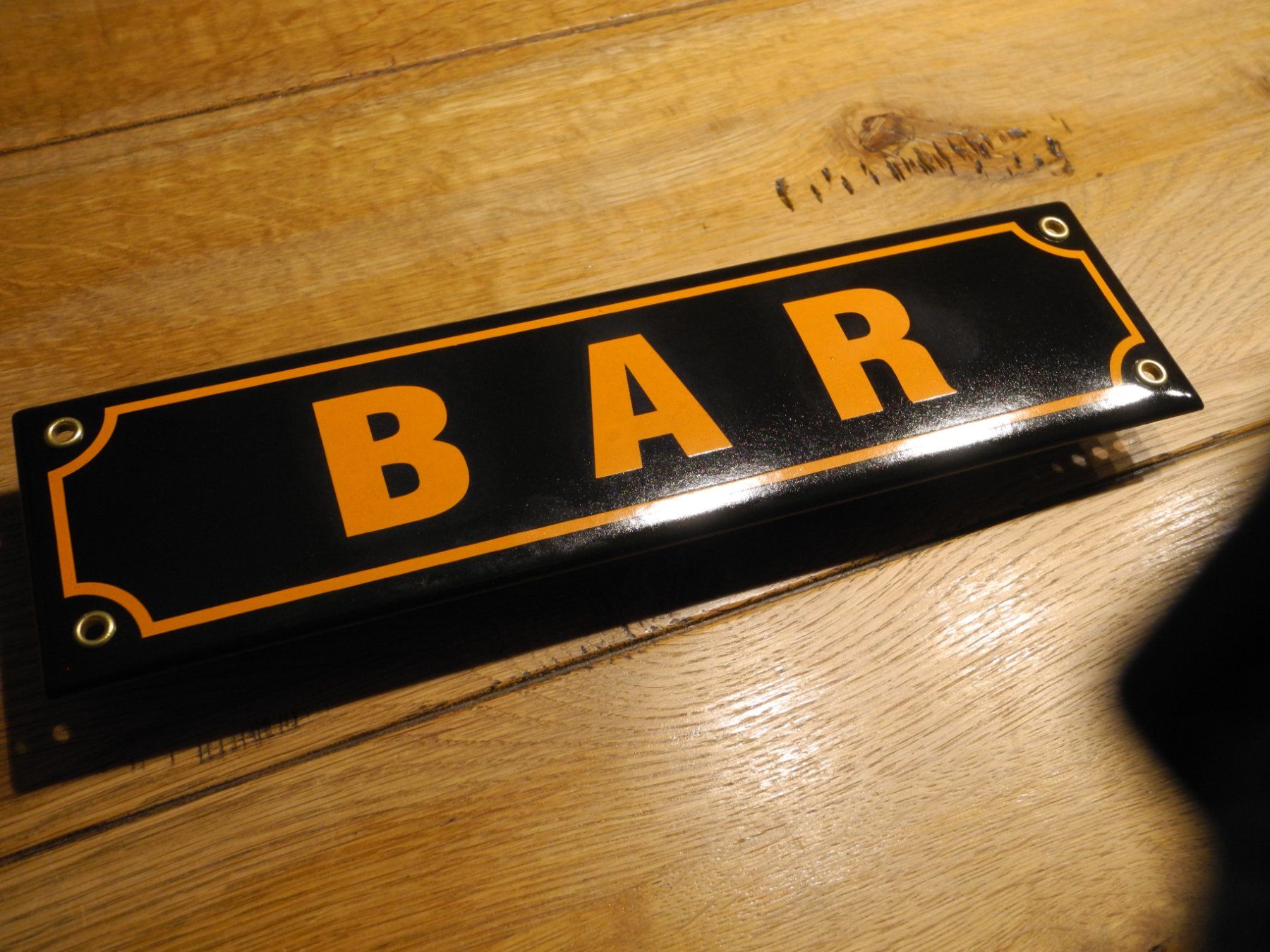Schilder: BAR EMAILSCHILD – Neu (gemäss Beschreibung) aus Reinach AG von Huckleberrysix 1