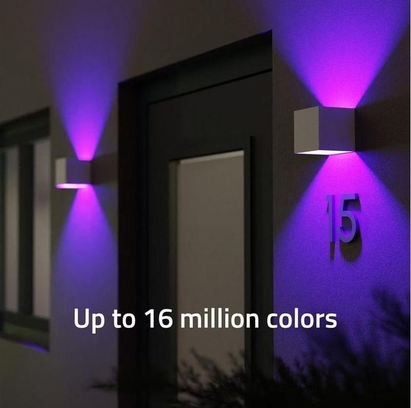 Lampade: Hombli Smart Outdoor Wall Light V2, White – Nuovo e nell'imballaggio originale da Niederuzwil venduto da S.J.21 4