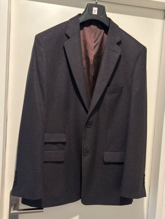 Wolle Sakko  anthrazit von  Vogue pour Homme Gr. 52