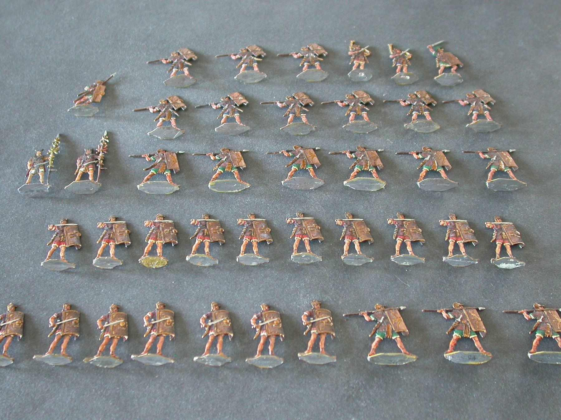 Statuette: Zinnfiguren: Römische Legionäre – Usato da Zürich venduto da Marcel6887 6