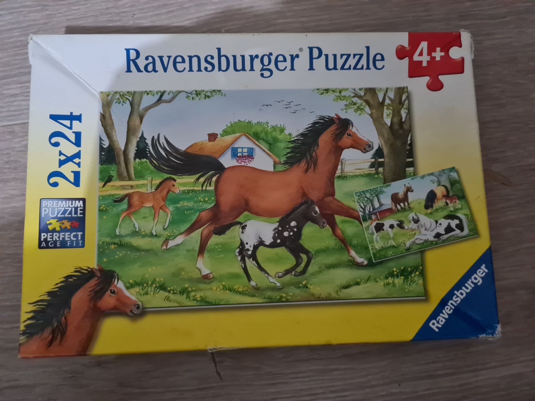 Ravensburger Puzzles: 2x puzzle avec cheval (4 ans) + 2 mini poster – Gebraucht aus Estavayer-le-Lac von Classic83 1
