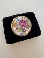 brooch decal vintage ,good condition, Czechoslovakia