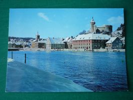 Schaffhausen mit Munot und Güterhof im Winter