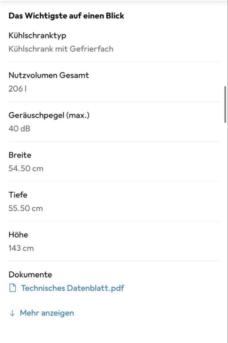 SPC Frigoriferi: Kühlschrank mit Gefrierfach SPC 206L – Usato da Dübendorf venduto da Avigeek 7