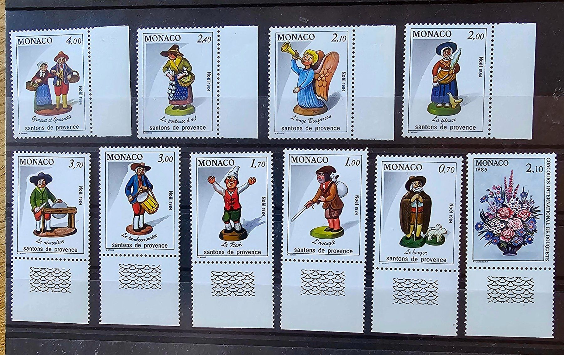 Alle Briefmarken: MONACO timbres neufs ** 1984-85 – Neu (gemäss Beschreibung) aus Les Valettes von Nuba1