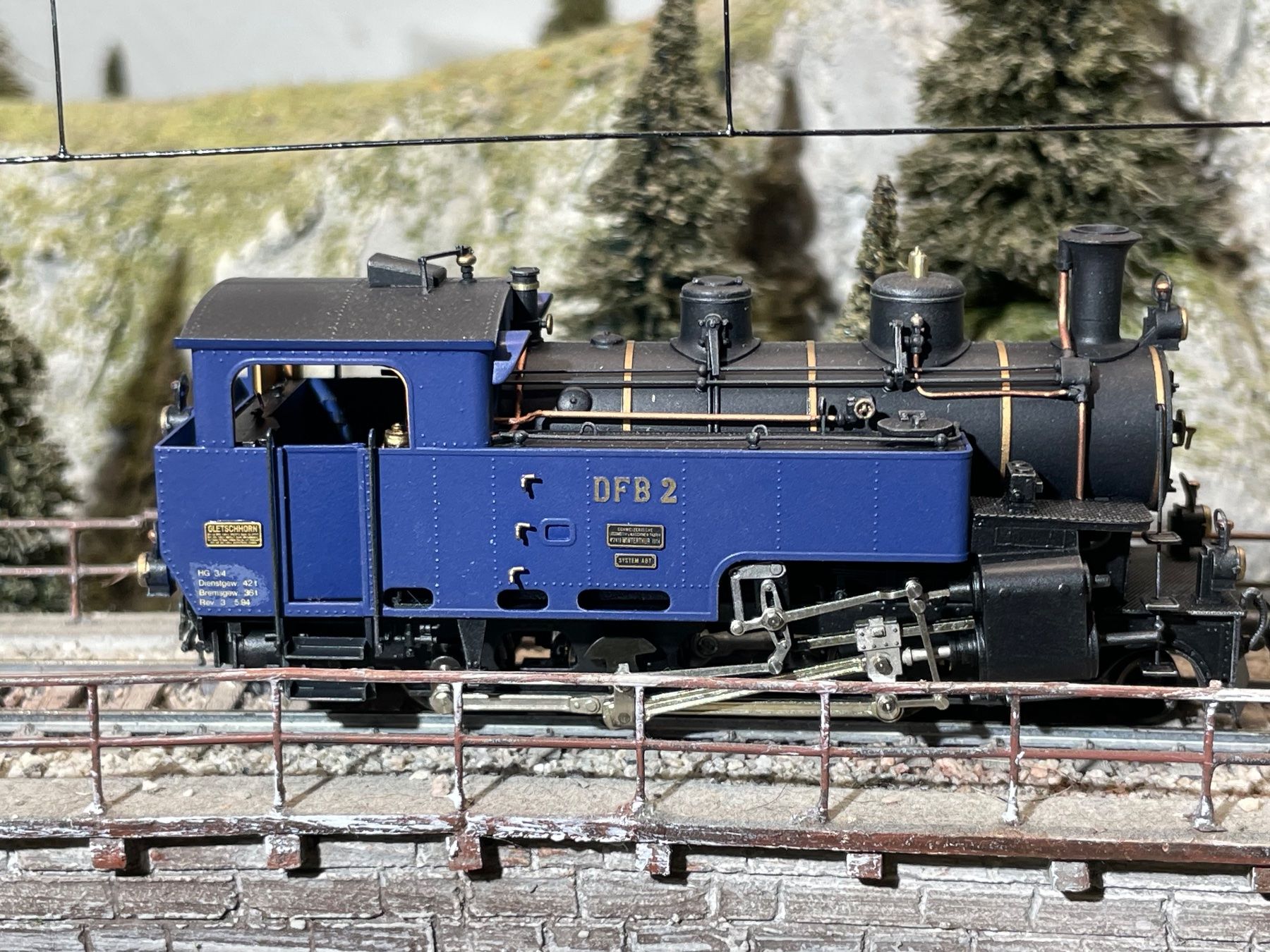 Ferro-suisse Modellini di ferrovie: Ferro Suisse, HG 2/3, DFB, Set 2 – Nuovo (secondo la descrizione) da Krummenau venduto da ferrotech 4