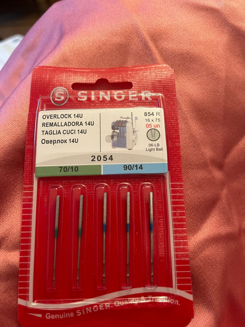 Singer Macchine da cucire: Spez, Nadeln zu Singer -Overlock – Nuovo e nell'imballaggio originale da Wettingen venduto da PriskaZ05