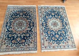 Zwei Nain Perserteppiche 140*90cm handg.frisch gewaschen