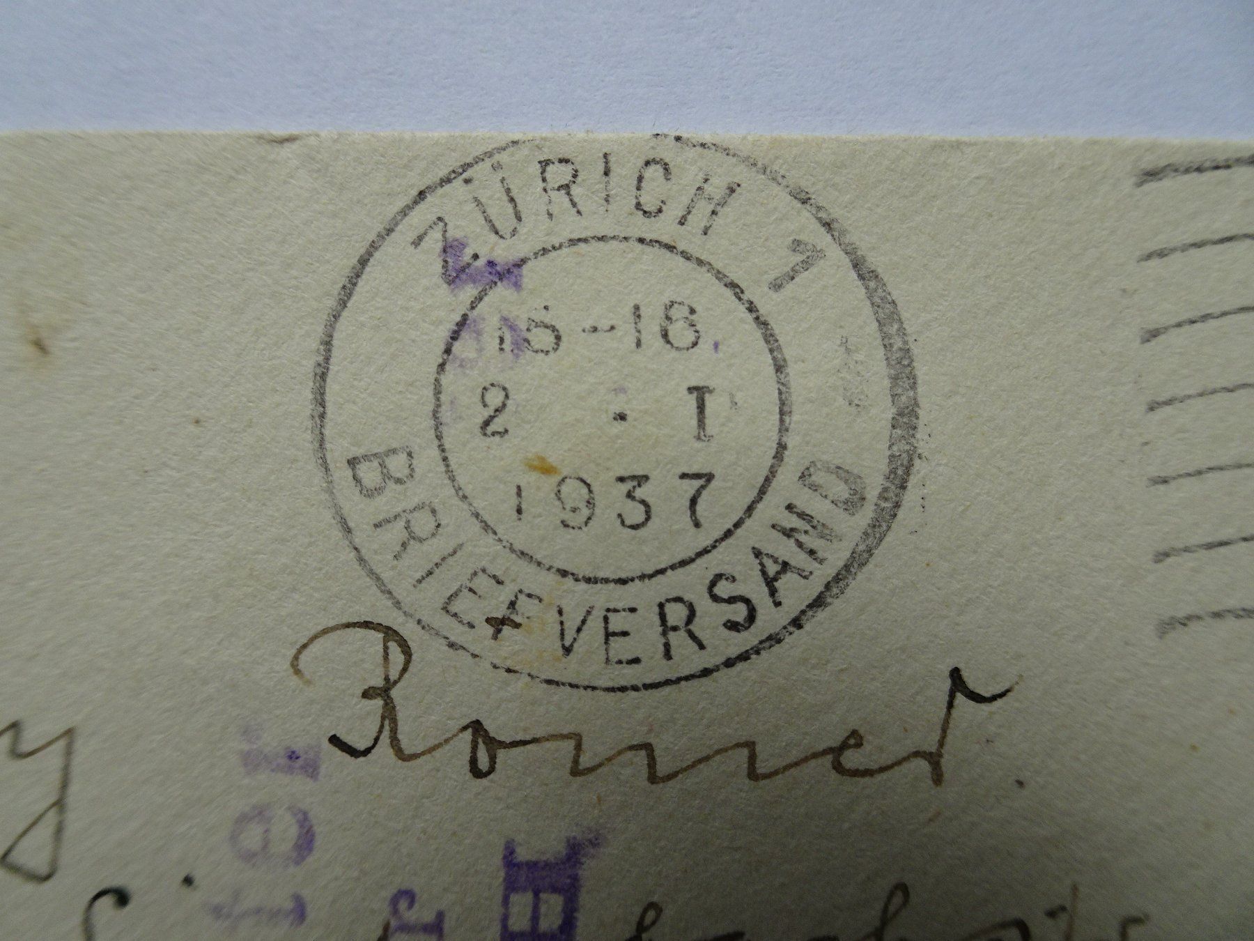 Alle Briefmarken: 1937 – Gebraucht aus Aadorf von Chnorli-Furz 2
