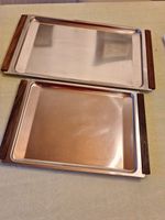 2 Charcuterie Platten ,Stainless Steel, Denmark, Vintage