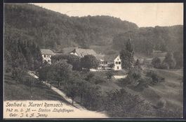 AK Ramsach, Teilansicht des Ortes, 1908
