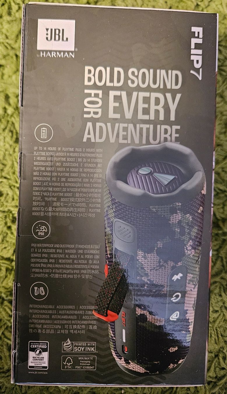 JBL Casse acustiche: JBL Flip 7 Bluetooth Lautsprecher-Ungeöffnet NEU – Nuovo e nell'imballaggio originale da Kloten venduto da KalleWirsch01 1