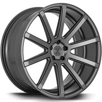 DEVILLE Matt Gunmetal Felgen passend verschiedene Fahrzeuge