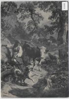 Idylle am Hasliberg - Rudolf Koller