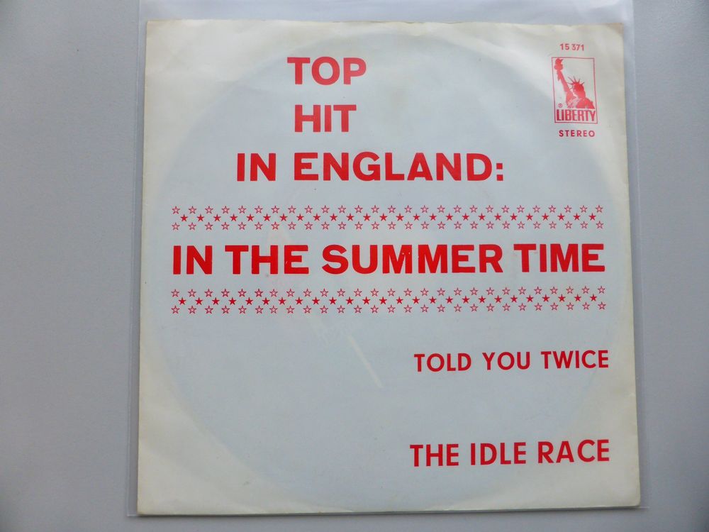 VINYL SINGLE THE IDLE RACE (Gebraucht) in Küssnacht am Rigi für CHF 6 ...