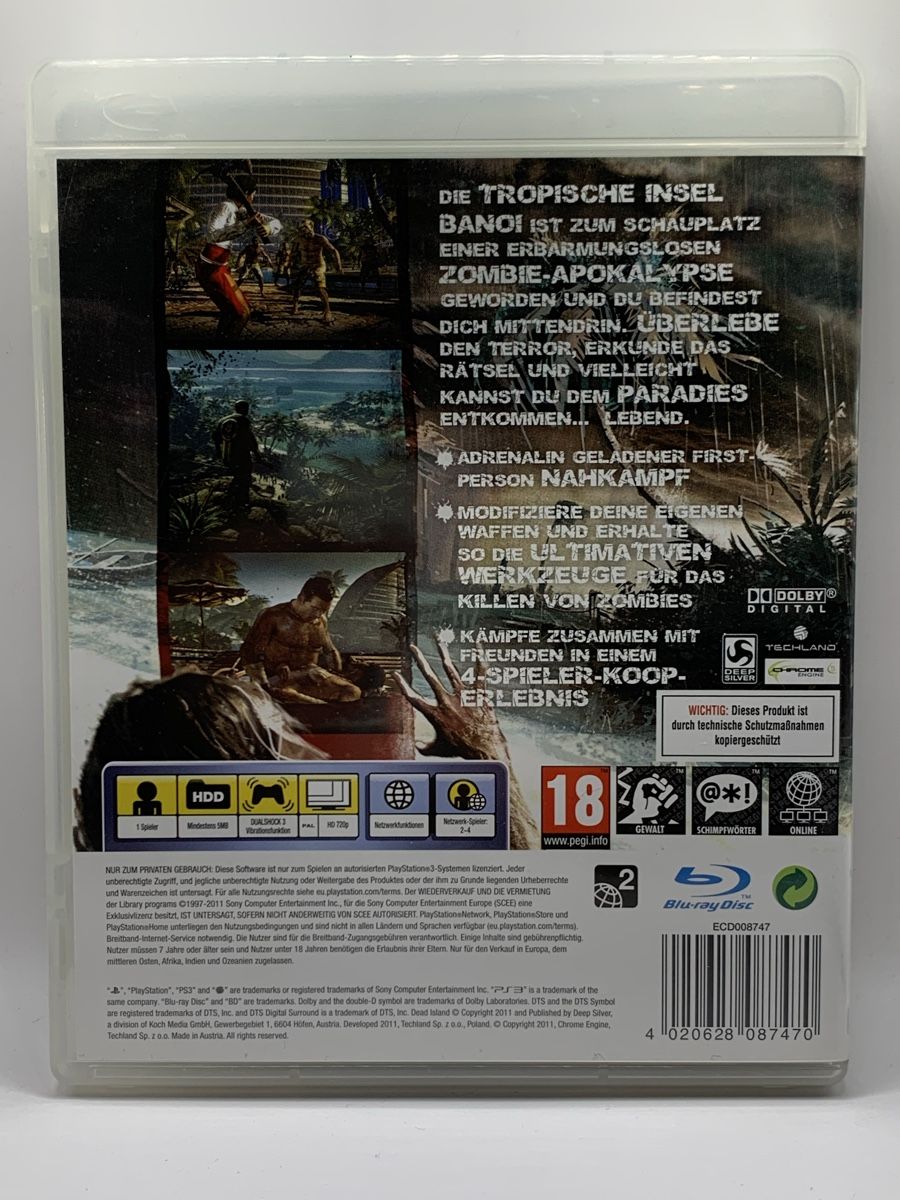 Sony Spiele: Dead Island - PS3 – Gebraucht aus Ostermundigen von RG-Collector 1