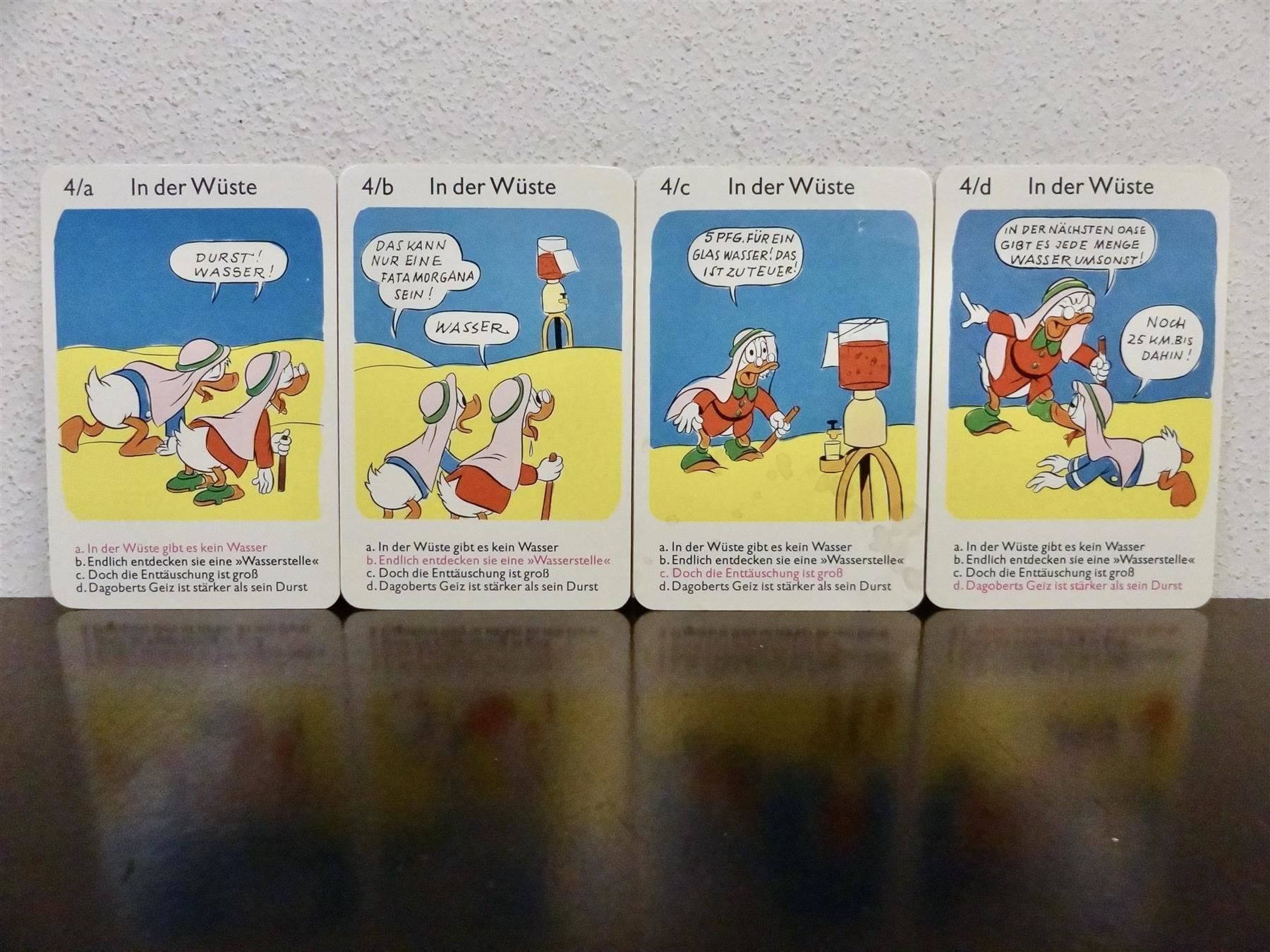 Giochi: schönes altes Quartett DONALD DUCK – Usato da Kerzers venduto da wisaundso 5