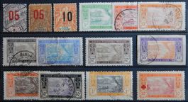 Elfenbeinküste Franz. ex. Kat. 36-52 */(*)/gest. 1912/15