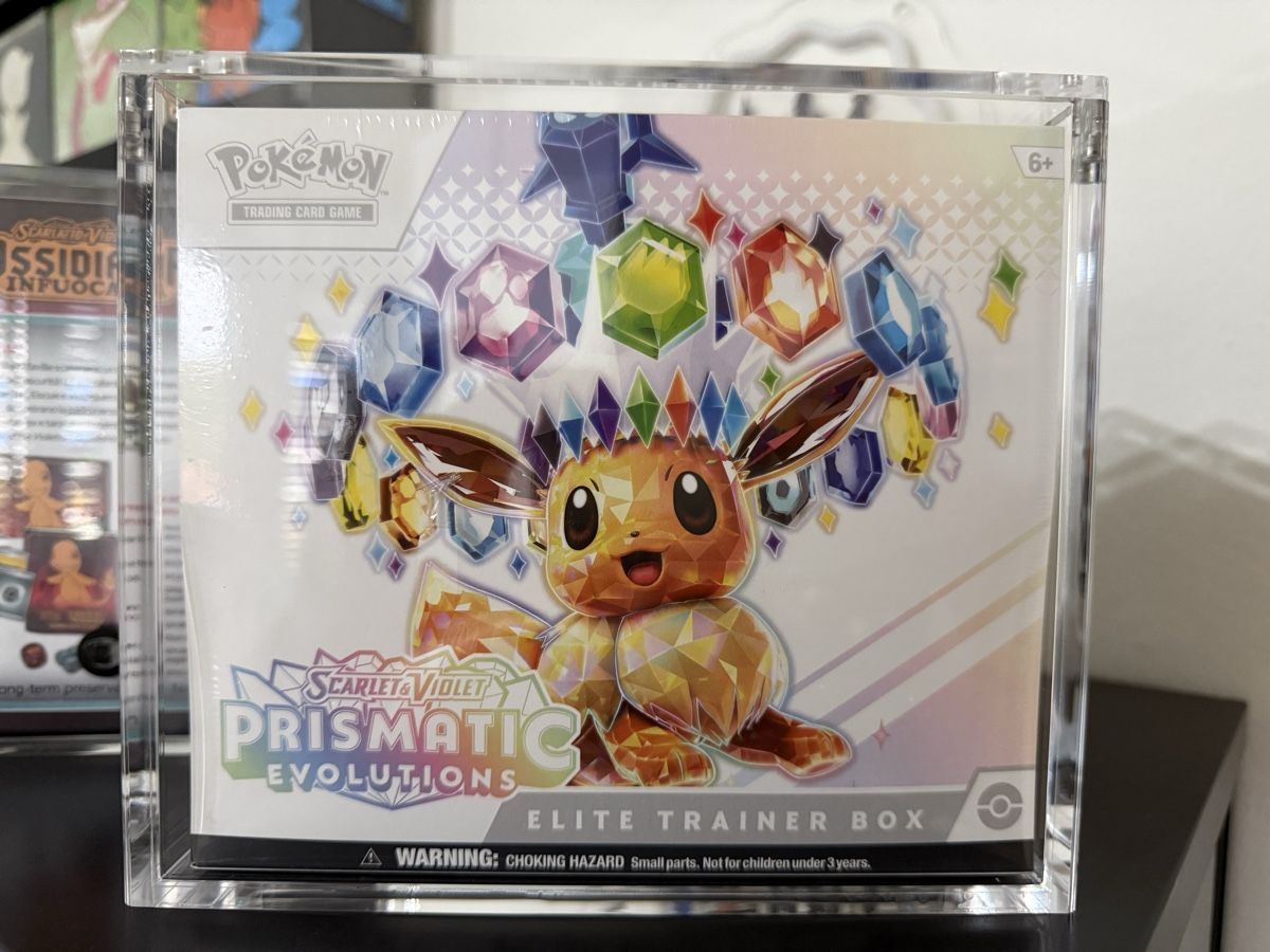Pokémon Carte collezionabili: Case in acrilico per etb Pokemon - Acrylic case box teca – Nuovo e nell'imballaggio originale da Vacallo venduto da SeriousCollector92 1
