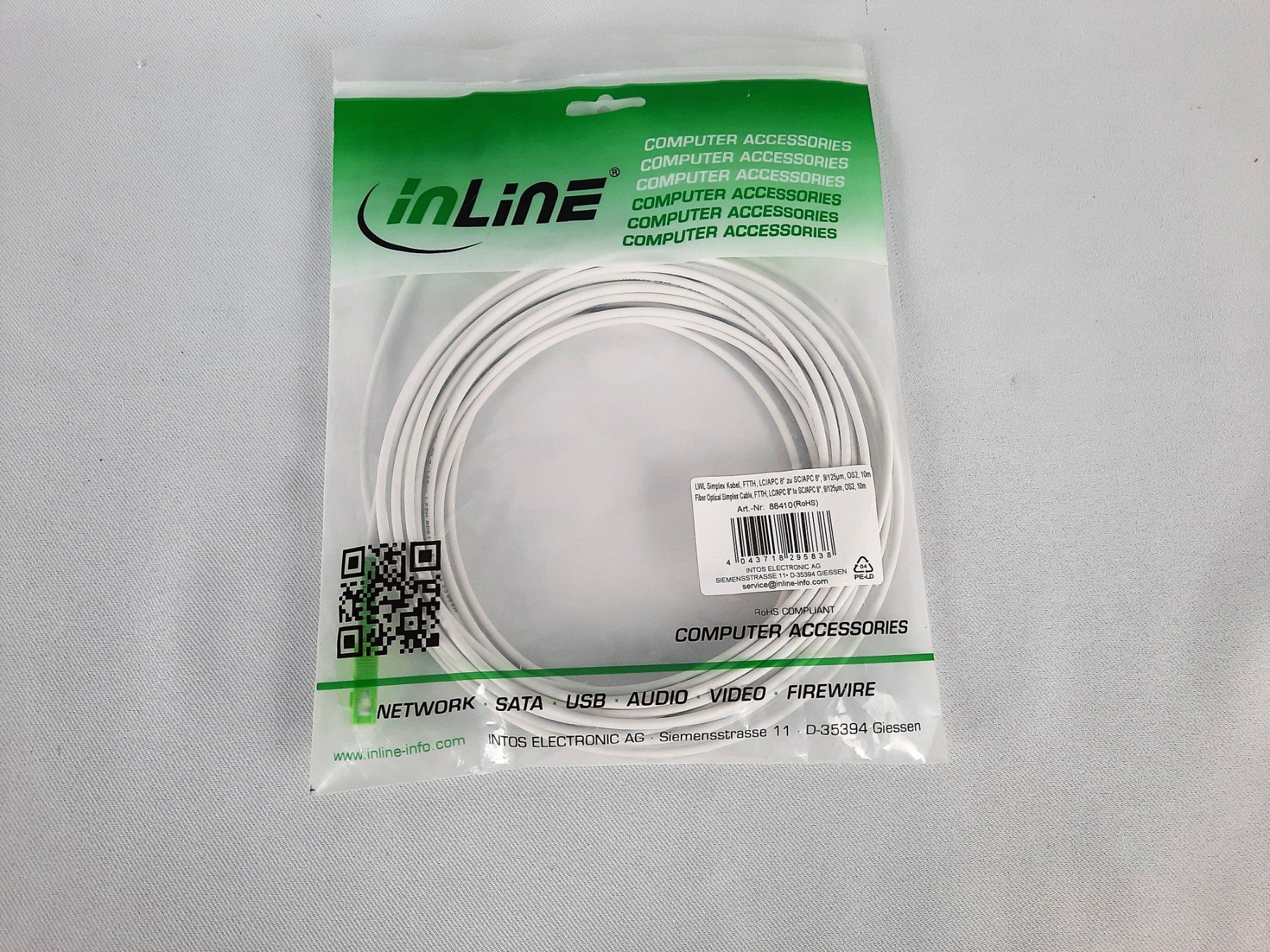 Cavi: INLINE Netzwerkkabel 10 m – Nuovo (secondo la descrizione) da Beinwil am See venduto da Restwert_Beinwil 1