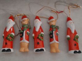 5 Handbemalt Artikel für Weihnachtsbaum.