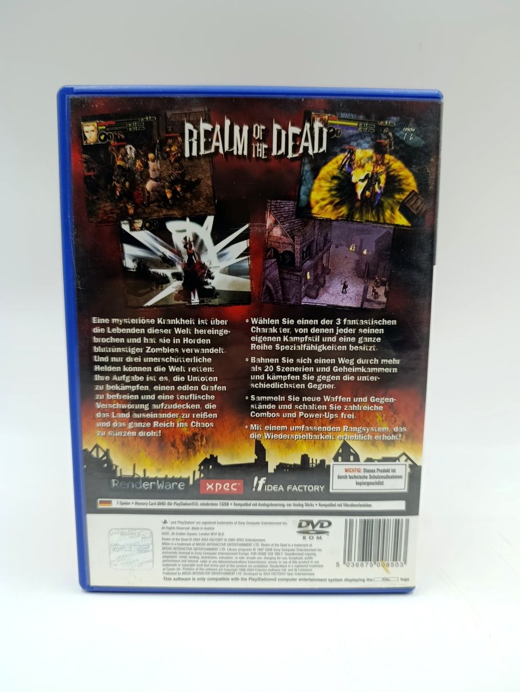 Sony Spiele: Realm of the dead, PS2 Game – Gebraucht aus Wil SG von Donaldus 1