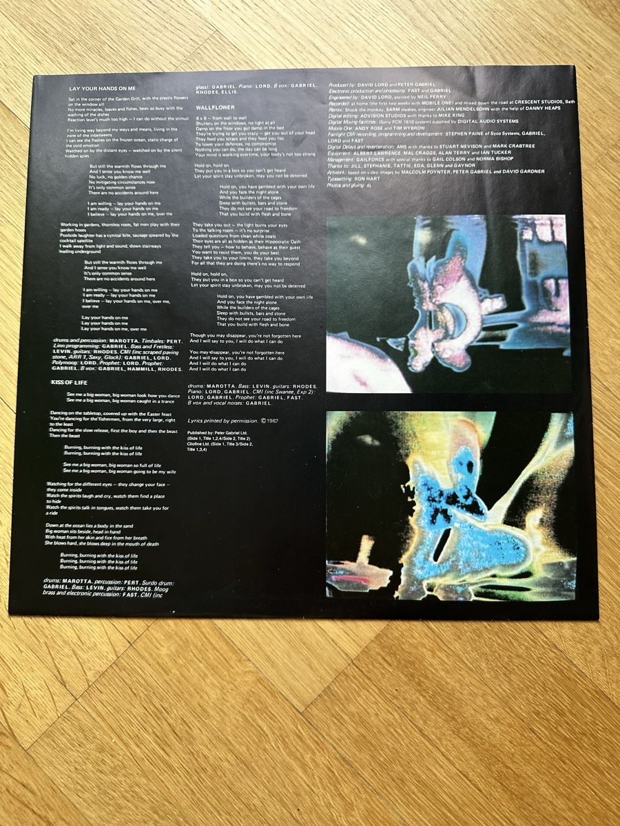 Schallplatten: Peter Gabriel Album 4 – Gebraucht aus Zürich von marcochreis5 3