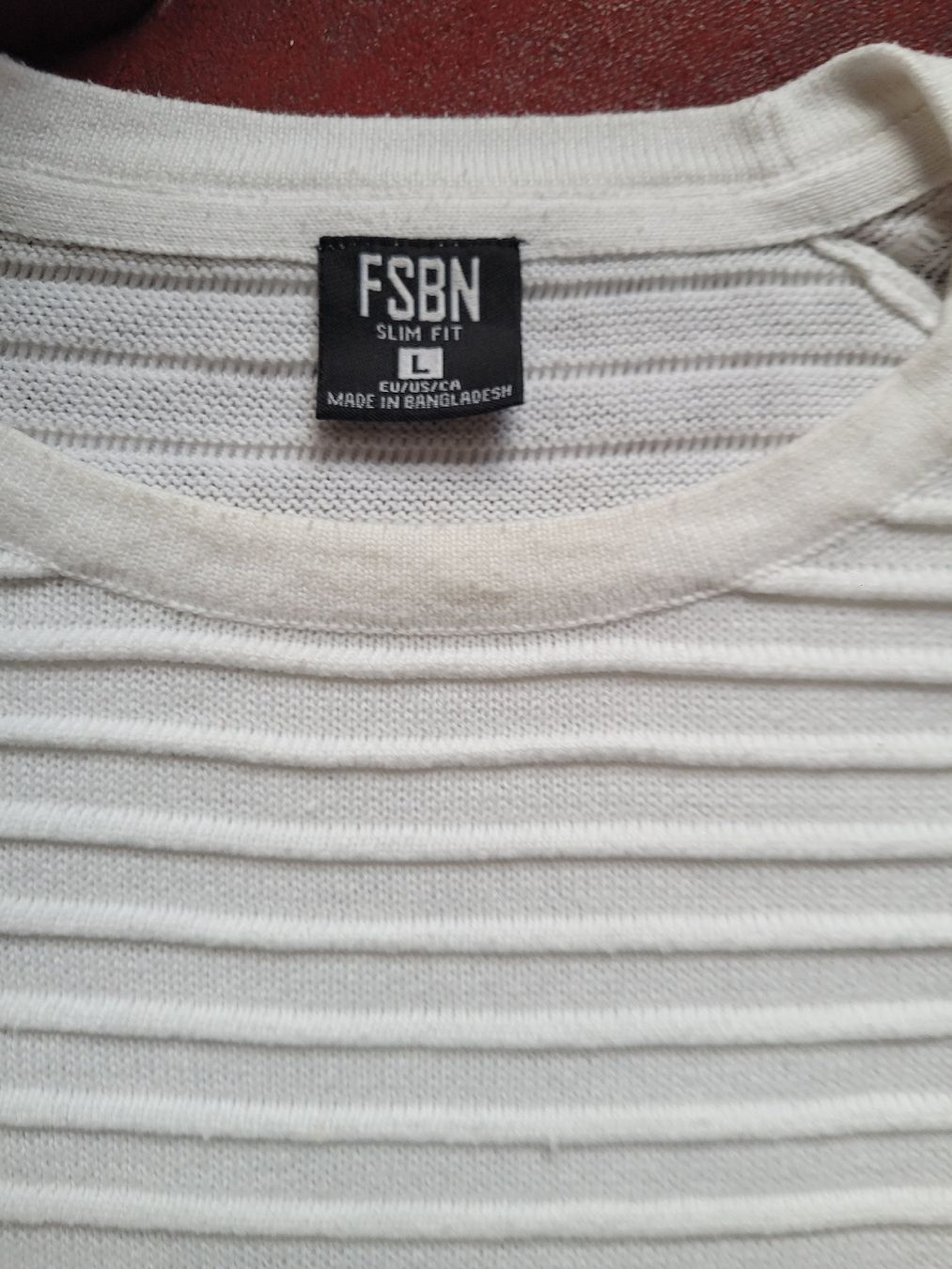 Pullover & Sweatshirts: FSBN Herren Pullover, Weiss, Gr. L - Top Zustand! – Neu (gemäss Beschreibung) aus Bassersdorf von Hyri.i 1
