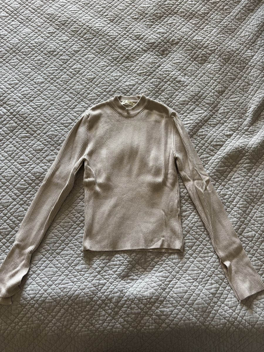 Pullover & Sweatshirts: Pull beige côtelé – Gebraucht aus Lausanne von shabnam.t