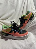 Baskets Nike Air Force 1 Shadow multicolore état neuf
