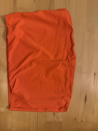 Top arancione fluo a fascia