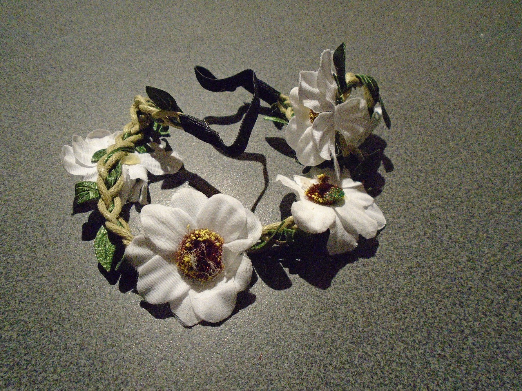 Accessori per capelli: Stirnband Blumen, weiss/gross – Usato da Zürich venduto da abraxas1291