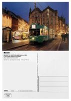 Basel Marktplatz Rathaus Altstadt Tram BVB Be 4/6 S Nr. 676