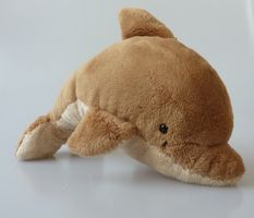 Energie-Delfin Plüschtier, mittel