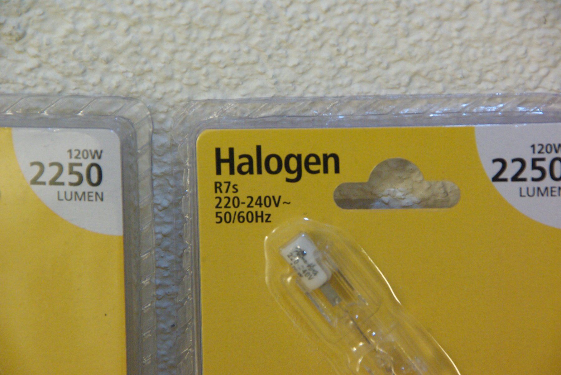 Lampade: 2x Halogen Leuchtmittel R7s, 120 Watt – Nuovo e nell'imballaggio originale da Herisau venduto da Cevianer1844 1