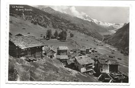 La Forclaz (VS) Dorfpartie - Dent Blanche  Les Hauderes 1946
